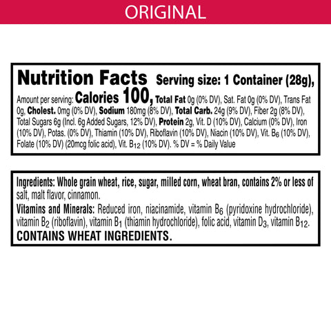 Cereal Cinnamon Flakes Multigrain Reduced Sugar Bowl Pack
