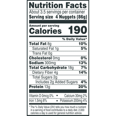 Morningstar Farms Poultry Chicken Nuggets, 10.5 Ounce -- 6 per case.