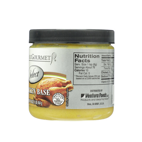 Classic Gourmet Select Chicken Base, 1 Pound -- 12 per case.