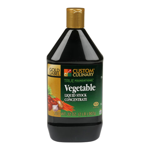 Custom Culinary® Vegetable Liquid Stock Concentrate 6 x 2 lb. Bottles