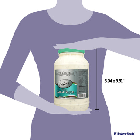 Ventura Foods Classic Gourmet Select Signature Tartar Sauce, 4 Gallon.