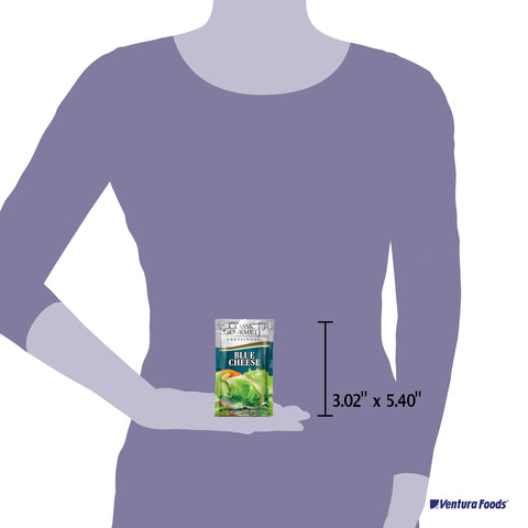 Classic Gourmet Blue Cheese Dressing, 1.5 Ounce Pouch -- 60 per case.