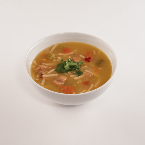 Campbells Ready To Serve Low Sodium Chicken Noodle Soup - 50 oz. can, 12 per case