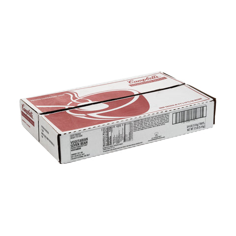 Campbells Frozen Condensed Vegetarian Seven Bean Soup - 4 lb. tray, 3 per case