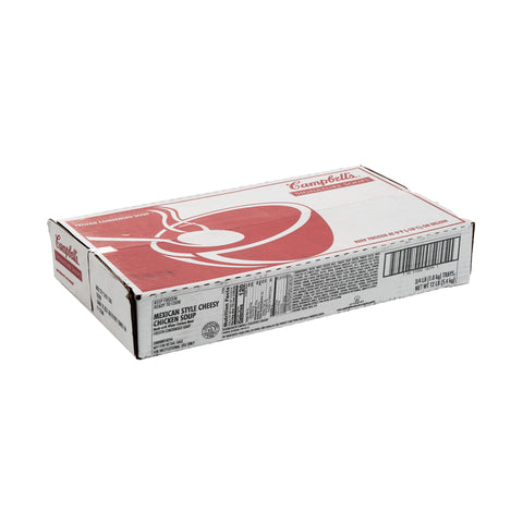 Campbells Frozen Condensed Cheesy Chicken Tortilla Soup - 4 lb. tray, 3 per case