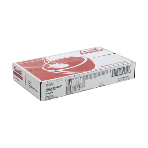 Campbells Frozen Condensed Cream of Potato Soup - 4 lb. tray, 3 per case