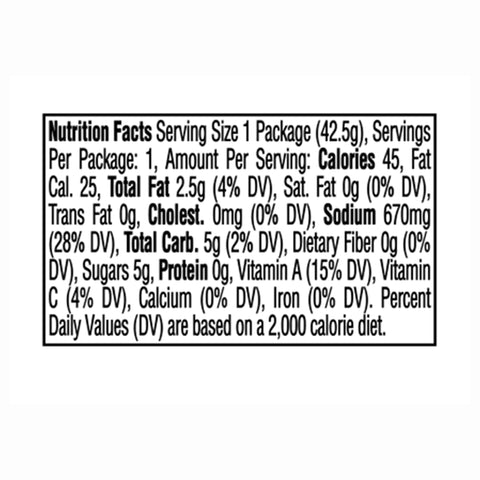 Dressing Italian Golden Light Single Serve Packet