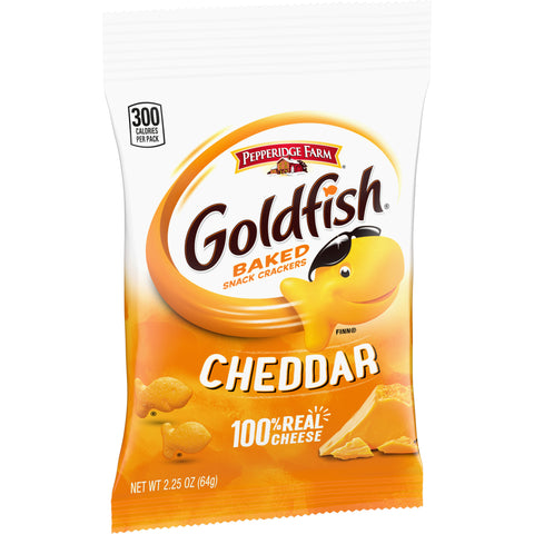 Goldfish Cheddar Crackers, 2.25 ounce -- 72 per case
