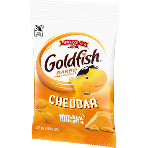 Goldfish Cheddar Crackers, 2.25 ounce -- 72 per case