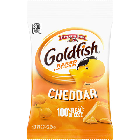 Goldfish Cheddar Crackers, 2.25 ounce -- 72 per case