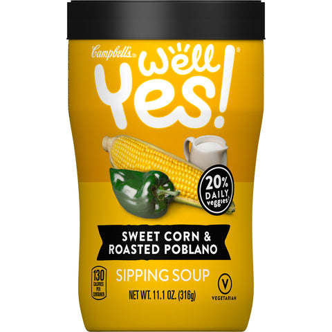 Well Yes SOUP SIP CORN ROASTED POBLANO