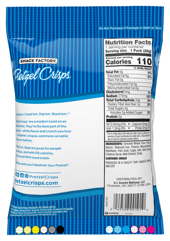 Snack Factory PRETZEL CRISPS ORIGINAL