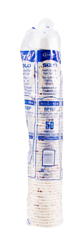 Cup Paper Cold Double Poly 16 Oz