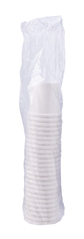 Container Paper Double Sided Poly W/lid White 12 Oz