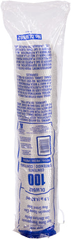 Dart Ultra Clear Polyethylene Terephthalate Dome Lid Only -- 1000 per case