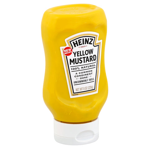 Heinz Yellow Mustard, 8 Ounce -- 12 per case.