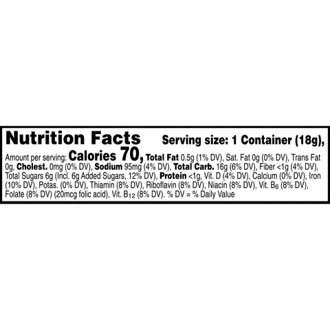 Cereal Apple Jacks Simple Serve 96 Case 0.625 Ounce