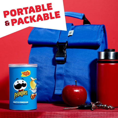 Pringles Grab and Go Salt and Vinegar Crisps, 2.5 Ounce -- 12 per case.