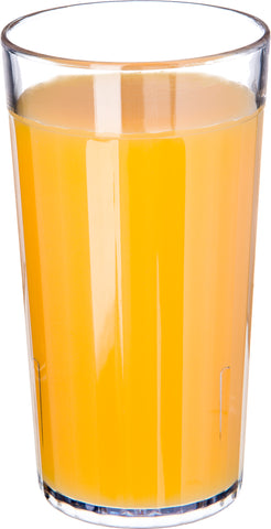 Carlisle TUMBLER PLASTIC FLUTED CLEAR 12 OZ