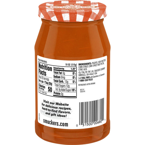 Smucker's® PRESERVES PEACH