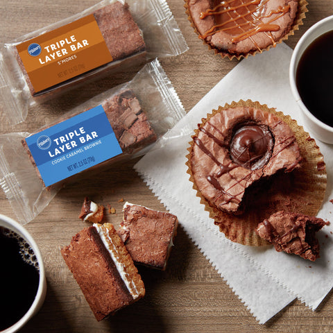 Pillsbury® BAR BROWNIE COOKIE CARAMEL TRIPLE LAYER IW