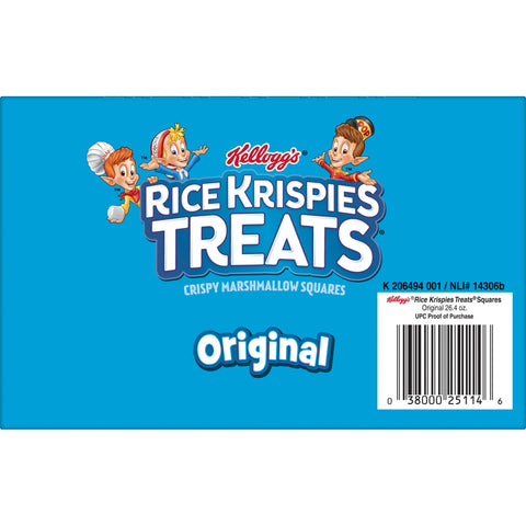 Snack Bar Rice Krispies Treat Original Square
