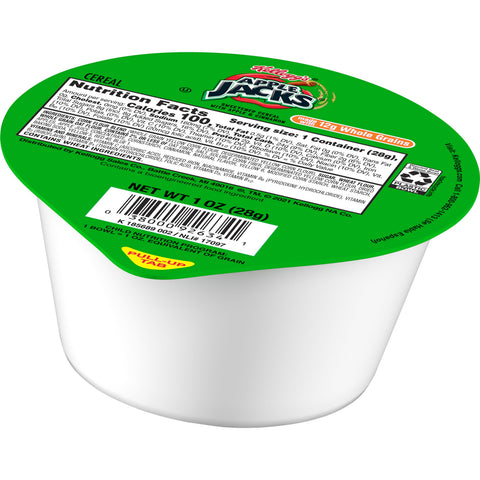Kelloggs Apple Jacks Reduced Sugar Whole Grain Cereal, 1 Ounce Bowl -- 96 per case.