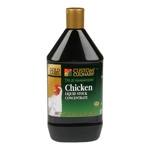 Custom Culinary® Chicken Liquid Stock Concentrate 6 x 2 lb. Bottles