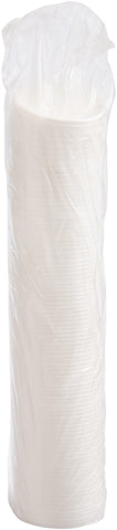 Dart Sip Thru High Impact Polystyrene White Lid Only -- 1000 per case
