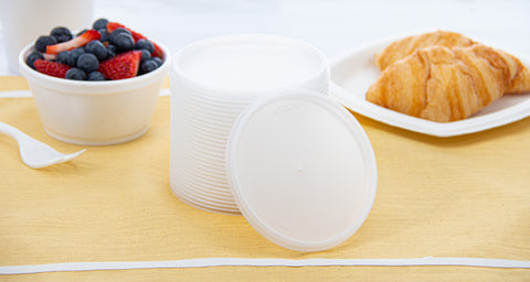 Lid Translucent Vented For Food Container 5-32 Oz
