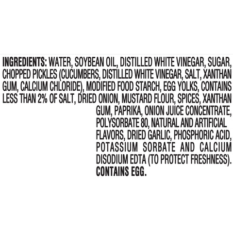 Heinz® SAUCE TARTAR RETAIL