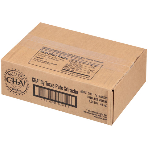 Texas Pete® SAUCE HOT CHA! SRIRACHA SINGLE SERVE PACKET