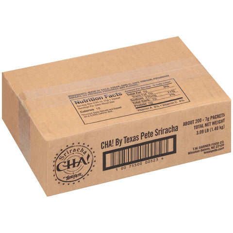 Texas Pete® SAUCE HOT CHA! SRIRACHA SINGLE SERVE PACKET