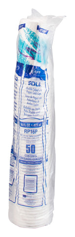 Solo Jazz® CUP PAPER COLD DOUBLE POLY 16 OZ