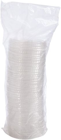 Lid Clear W/ Straw Slot & Identification 32 Oz