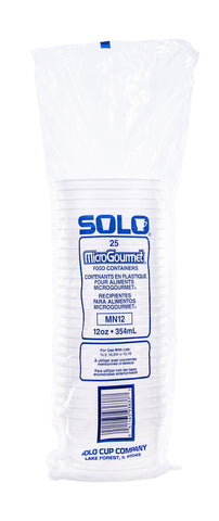 Solo® CONT DELI PLASTIC TRANSLUCENT 12 OZ
