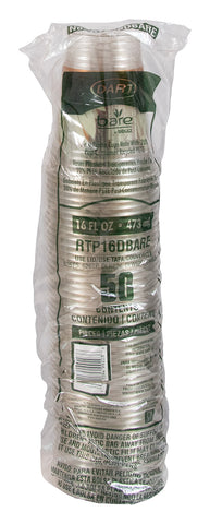 Dart CUP ECO-FORWARD® RPET PLASTIC COLD 16 OZ