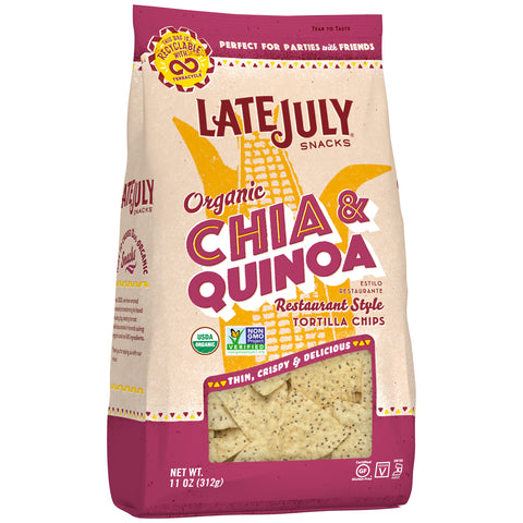 Late July Snacks TORTILLA CHIP THIN MULTIGRAIN ORGANIC