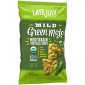 Late July Snacks TORTILLA CHIP MULTI-GRAIN GREEN MOJO