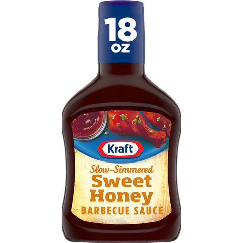 Kraft Sweet Honey Barbecue Sauce, 18 Ounce -- 12 per case