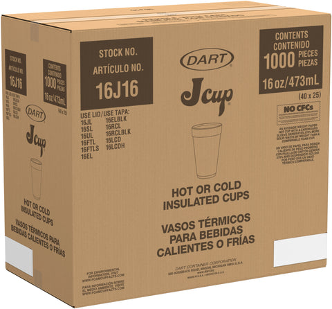 Dart Impulse® CUP FOAM IMPULSE® ORANGE 16 OZ