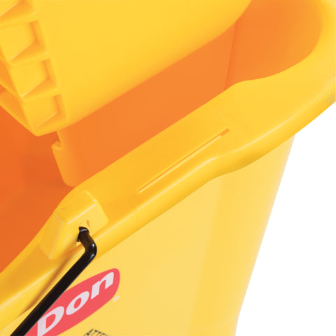 Don Brand BUCKET MOP COMBO W/ WRINGER YELLOW 35 QT