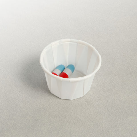 Cup Paper Portion Souffle White 1 Oz