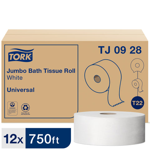 Tissue Toilet Jumbo 2-ply Perforated