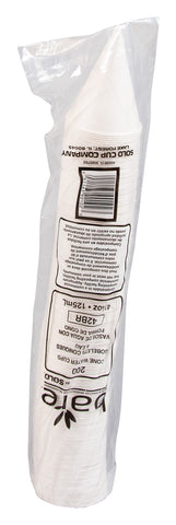Dart Bare by Solo Eco-Forward White Treated Paper Cone Water Cup, 4 1/4 Ounce -- 200 per case