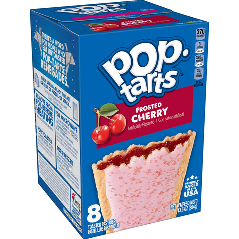 Snack Pastry Pop Tart Cherry Frosted