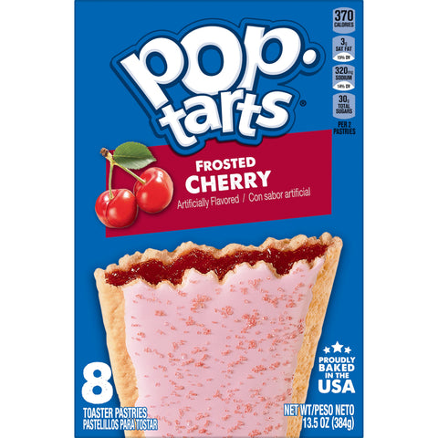 Snack Pastry Pop Tart Cherry Frosted