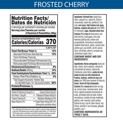 Kelloggs Pop-Tarts Frosted Cherry Toaster Pastries, 13.5 Ounce -- 12 per case