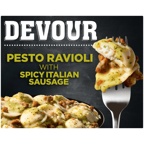 Devour RAVIOLI PESTO W/ ITALIAN SAUSAGE 76006637