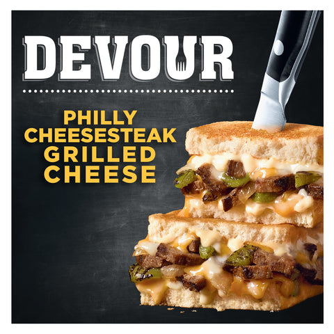 Devour PHILLY CHEESESTEAK GRILLED CHEESE